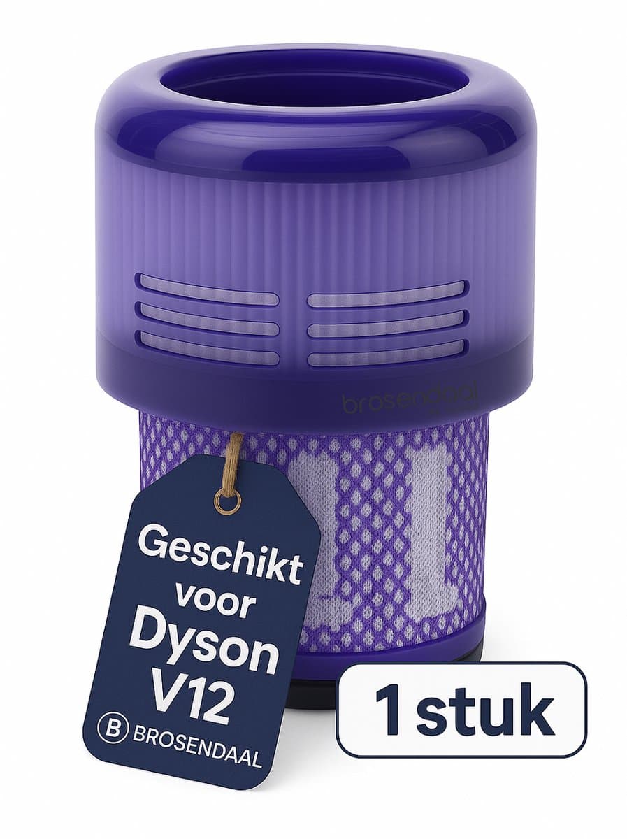 Brosendaal Filter geschikt voor Dyson V12 - Voor alle V12 modellen - SV20 | SV26 | SV30 | SV46 - Uitwasbaar en Herbruikbaar — afbeelding 1