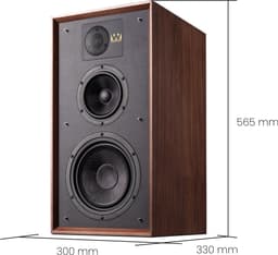 Wharfedale Linton Boekenplank Speakers - Hifi Stereo Set - Luidspreker Boxen - 3-weg Luidspreker - Passieve Speaker - Walnoot — thumbnail 4