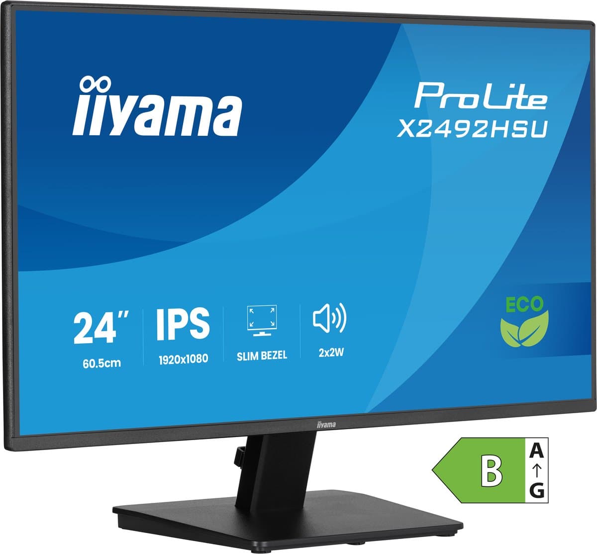 iiyama ProLite X2492HSU-B1 ledmonitor — afbeelding 1