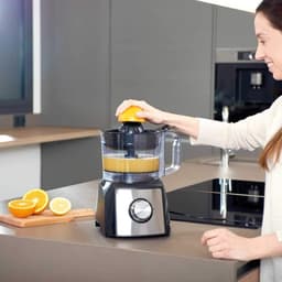 Keukenmachine 1200 W met 1,5 L karaf, 8 accessoires en roestvrijstalen afwerking — thumbnail 3