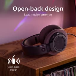 PHILIPS CENTURY RANGE - The Freddie - SHP9500CY/00 HiFi stereo hoofdtelefoon - over ear - 50mm neodymium drivers - 3 meter kabel - open klankkast - duurzame stalen lichtgewicht hoofdband - Bruin/Zwart — thumbnail 4