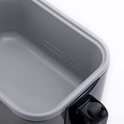 Compacte Friteuse 1000 Watt met Antiaanbaklaag en Glazen Deksel, 1,3 Liter — thumbnail 2