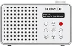 Kenwood CR-M25DAB Draagbare DAB+ radio met automatische veiligheidswaarschuwingsfunctie - Wit — thumbnail 1