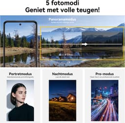 HOTWAV Note 13 Max mobiele telefoon senioren - Smartphone - 256GB - Paars - mobiele telefoon zonder abonnement - 2 jaar garantie - Met Transparante Hoes - 4G Dual SIM — thumbnail 5