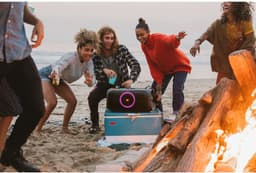 JBL PartyBox On The Go 2 – Draagbare Bluetooth Speaker - Met Draadloze Microfoon - Handige Schouderriem - LED verlichting - Spatwaterdicht - Zwart — thumbnail 5