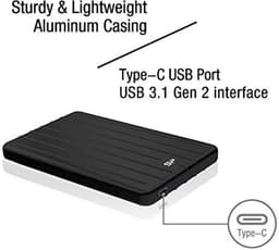 Externe SSD 1TB USB 3.1 Gen 2 - Draagbare en Schokbestendige Opslagoplossing — thumbnail 3