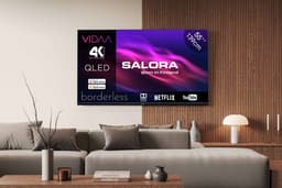 Salora QLED55UV1 - 55 inch QLED Smart TV - 4K Ultra HD - VIDAA - Zwart — thumbnail 4