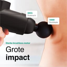 Vivid Green - Pro Massage Gun 12 Accessoires - Apparaat - Sport en Relax Massage - Draadloos � Professioneel - 12 mm - 2500 mAh � Zwart — thumbnail 3