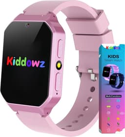 Kiddowz Smartwatch kinderen - Kinderhorloge - 5 t/m 12 jaar - met camera, filters en 26 kids spelletjes - Stappenteller - Pink v1 — thumbnail 1