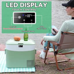 Equivera Mini Fridge for Drinks - Kleine Koelkast - Mini Koelkasten - Minibar - Mini Fridge - Mini Koelkast - Mini Koelkastje - Must have voor in Huis! — thumbnail 3