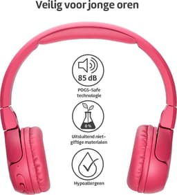 POGS - The Gecko 2 - Draadloze on-ear kinder koptelefoon - Bluetooth - Veilige volumebegrenzing - Duurzaam - Gratis app voor extra functies - rRoze — thumbnail 2