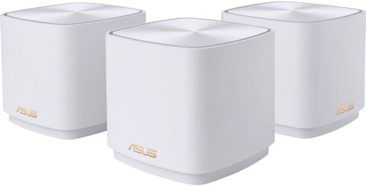ASUS ZenWiFi XD4 Plus AX1800 3 stuks wit dual-band (2,4 GHz / 5 GHz) Wi-Fi 6 (802.11ax) 2 intern — afbeelding 1