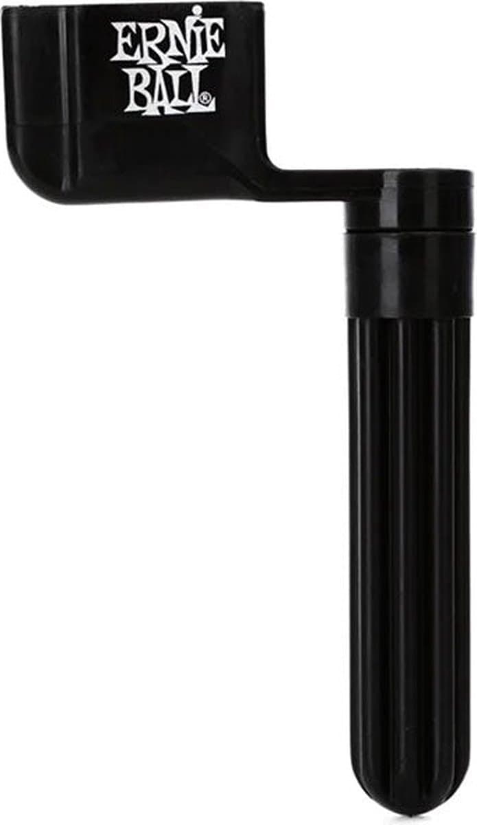 Ernie Ball Pegwinder - Snarenwinder - Handmatig - Kunststof - Universeel - Gitaar - Met Brugpin Trekker - Zwart — afbeelding 1