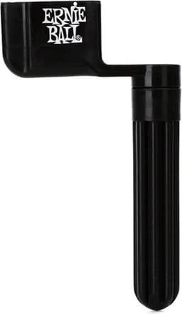 Ernie Ball Pegwinder - Snarenwinder - Handmatig - Kunststof - Universeel - Gitaar - Met Brugpin Trekker - Zwart — thumbnail 1