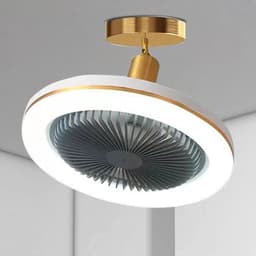 Plafondventilator Slaapkamer - Plafonniere Met Ventilator - Plafondventilator Met Verlichting - Ventilator - Plafondventilator Afstandsbediening - Goud — thumbnail 4