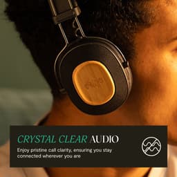 House of Marley Positive Vibration Riddim Bluetooth Koptelefoon - Hoofdtelefoon met Kabel - Draadloos - Met Microfoon - 50 uur batterij - Quickcharge - Zwart — thumbnail 4