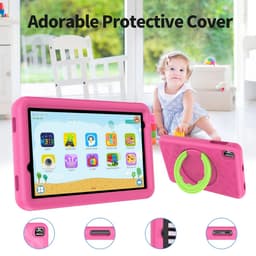 Elementkey Ai-Kids Pro - 8 Inch Kindertablet Android 13, 128GB - 8GB ram - Opslag en Schokbestendige Behuizing Kinderen - Blauw — thumbnail 3