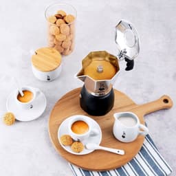 Bialetti Brikka Revolution 2 Kops – Espressopot met Crema – Aluminium Mokapot – Voor Authentieke Italiaanse Espresso — thumbnail 2