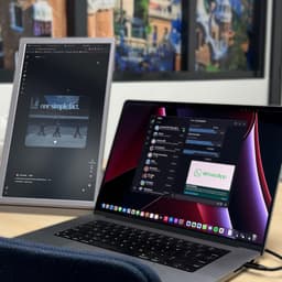 15.6" - Portable Monitor - Laptopscherm: 15.6" - 18.1" - Draagbare Monitoren - Beeldscherm - Inclusief Beschermhoes - 1920x1080P - 60 Hz - HDMI & USB-C - Grijs — thumbnail 2