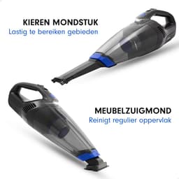 AG315 Handstofzuiger Zwart- Kruimeldief - Stil - Snoerloos - Extreem Krachtige Kruimelzuiger Draadloos - 100W Krachtige Zuigkracht - Led Verlichting - Voor Thuis & Auto - Opzetstukken en Extra HEPA filter - Compact - Geschikt voor Huisdierharen — thumbnail 3