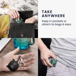 kwmobile Hoes geschikt voor Samsung Galaxy Buds FE - Siliconen cover voor oordopjes in groen / zwart - Gameconsole design — thumbnail 4