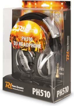 Koptelefoon - Power Dynamics PH510 koptelefoon over-ear met inklapbare schelpen en krulsnoer. Perfect voor onderweg of voor de DJ! — thumbnail 2