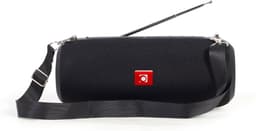 Gembird Draagbare Draadloze Speaker - FM Radio - Tot 7 uur - Bluetooth, AUX, SD kaart en USB - Zwart — thumbnail 2