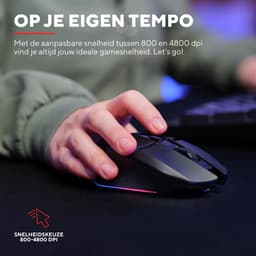 Trust GXT 110 Felox verlichte draadloze gaming muis — thumbnail 5