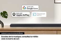 Soundbar - SAMSUNG - S-serie HW-S710D/XE - 3.1 kanalen - 6.5 draadloze subwoofer - Bluetooth - Titaniumzwart — thumbnail 5