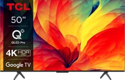 TCL QLED780 50QLED780 - Televisie - (50") - 4K Ultra HD - Smart TV - Zwart - Google TV — thumbnail 1