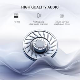 OneOdio Focus A10 – Zwart/Paars – Over-Ear Bluetooth Koptelefoon – Hybrid ANC – 50H Batterijduur – Dual Device Pairing — thumbnail 3