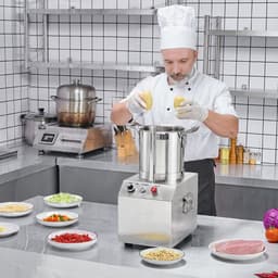 Keukenmachine Foodprocessor - Groentehakker - 4 L Capaciteit - RVS Voedselveilig - 2 Extra S-messen - Multifunctioneel Voor Groente Fruit Noten Granen — thumbnail 3