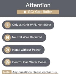Slimme WiFi Thermostaat met App Bediening | Voor Gas- en Waterketels | Programmeerbaar | Compatibel met Alexa & Google Home — thumbnail 3