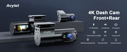 A4 Dual Dashcam voor auto - Ultra 4K & 1080P Dashcam - Voor en Achter Camera - WiFi en GPS - 3 inch met App - Full HD achter camera - FullHD resolutie - Night vision - G-sensor - loop recording — thumbnail 2