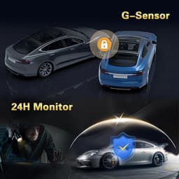 4-Kanal Dashcam Full HD 1080P met 360° Zicht, Nachtzicht en 64GB Geheugen — thumbnail 5