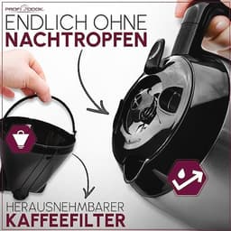 Koffiezetapparaat 8-10 Kopjes met Timer en Sensor Touch Bediening — thumbnail 3