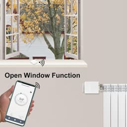 Slimme Radiatorthermostaatset met Zigbee Gateway en WiFi - Programmeerbare Thermostaten voor Slimme Verwarming — thumbnail 3