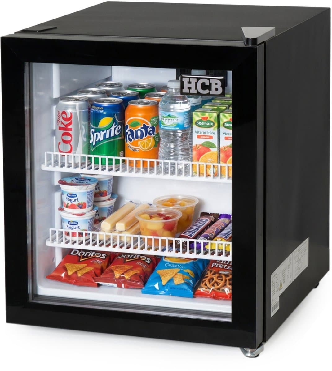 HCB® - Minibar - 46 liter - glasdeur koeling - 230V - 23 kg - 7997 — afbeelding 1