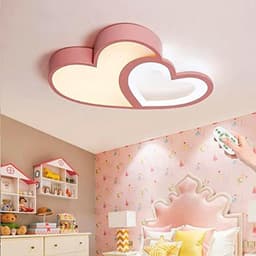 Moderne Dimbare Plafondlamp met Afstandsbediening voor Kinderkamer - Cartoon Design en Verzachte Kleuren — thumbnail 4