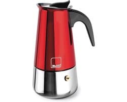 Espressomachine voor 10 kopjes, 460 ml, roestvrij staal, inductie geschikt