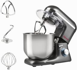 Kneedmachine 8L - meerdere accessoires, 1800W, ideaal voor deeg en meer — thumbnail 1