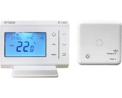 Programmeerbare Slimme Kamerthermostaat met WiFi en Touchscreen - Wit