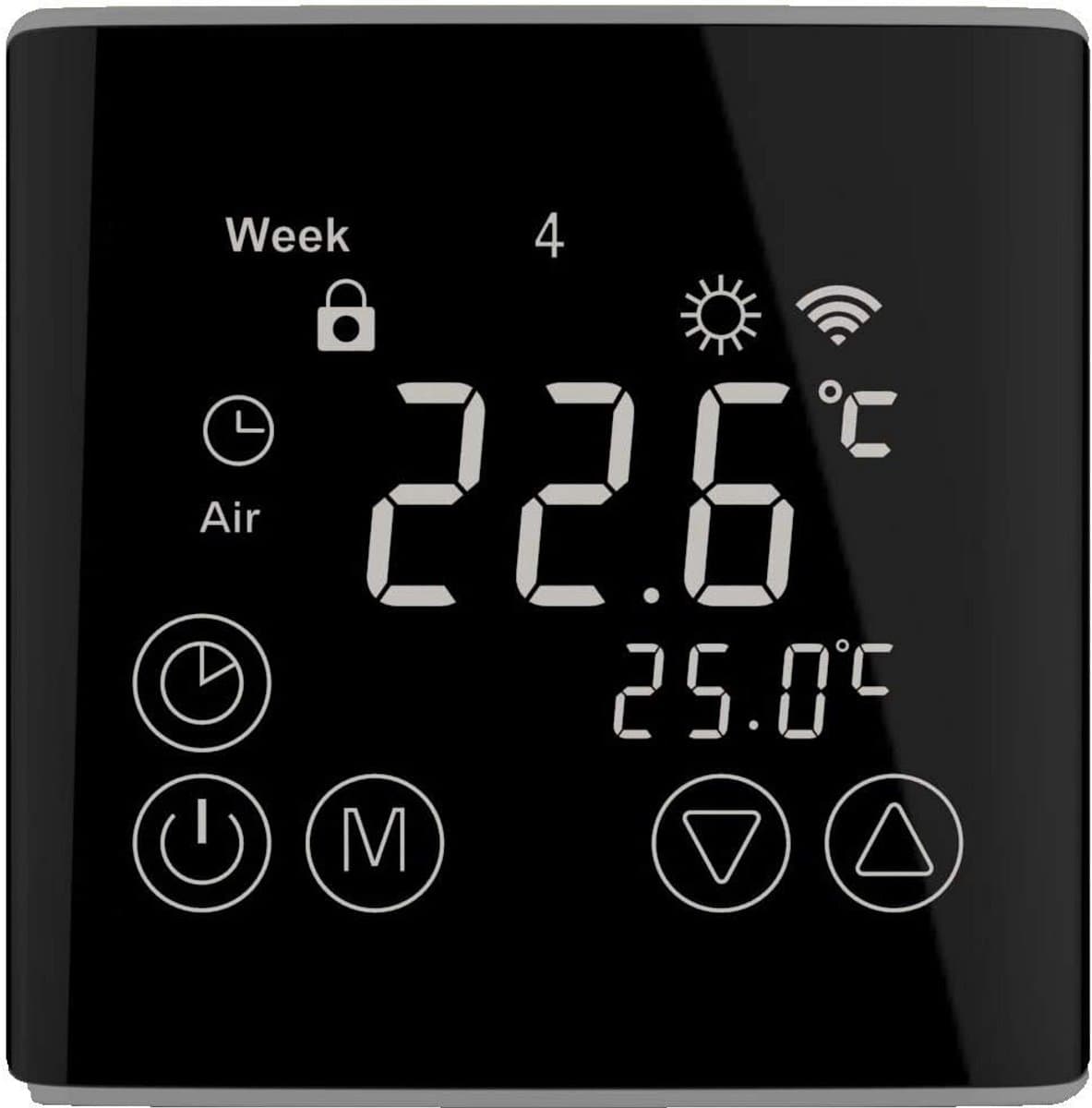 Slimme Digitale Thermostaat met Wifi en Touchscreen voor Vloerverwarming — afbeelding 1