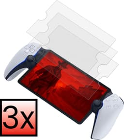 Screenprotector Geschikt voor PlayStation Portal Bescherm Glas Screen Protector - 3 PACK — thumbnail 1