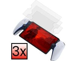 Screenprotector Geschikt voor PlayStation Portal Bescherm Glas Screen Protector - 3 PACK