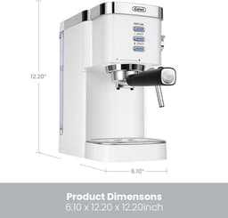 Espresso Machine 20 Bar Super Automatic with Milk Frother - Perfect for Home or Office — thumbnail 5