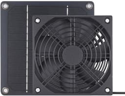 Zonne-ventilator 50W voor Huiskamer, Kantoor of Tuin - Energiezuinige Uitlaatventilator met Zonnepaneel — thumbnail 4