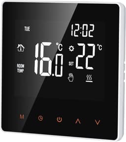 Digitale thermostaat 16A met touchscreen en LCD-display voor elektrische vloerverwarming — thumbnail 1