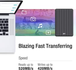 Externe SSD 1TB USB 3.1 Gen 2 - Draagbare en Schokbestendige Opslagoplossing — thumbnail 4