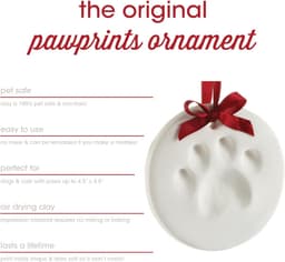 Pootafdruk Ornament voor Honden en Katten - Perfecte DIY Keepsake voor Huisdierliefhebbers — thumbnail 4
